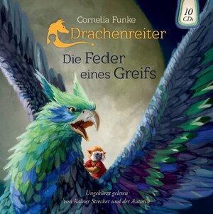 Cover des Buches "Drachenreiter - Die Feder eines Greifs" von Cornelia Funke - Bildquelle: Deutsche Nationalbibliothek